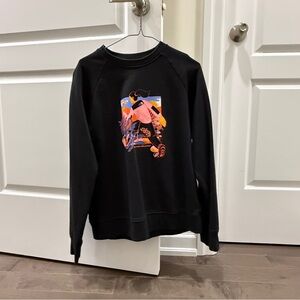 The North Face Black Crewneck Sweatshirt with Graphic